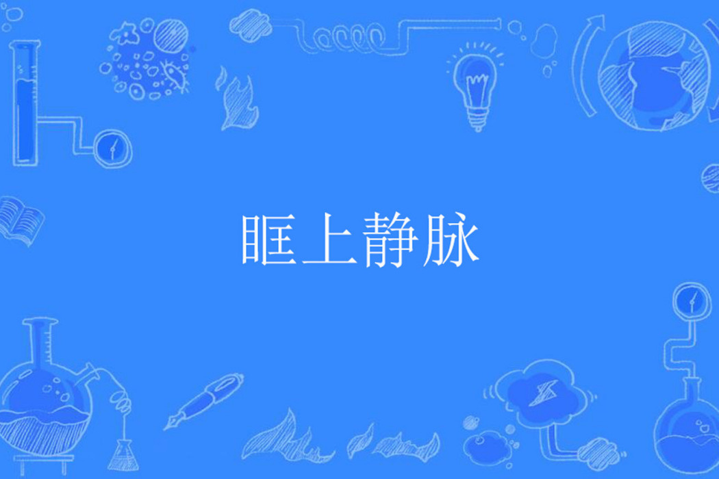 眶上靜脈 眶上靜脈