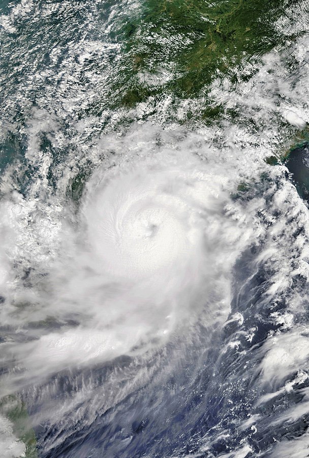 颱風天鴿 衛星雲圖