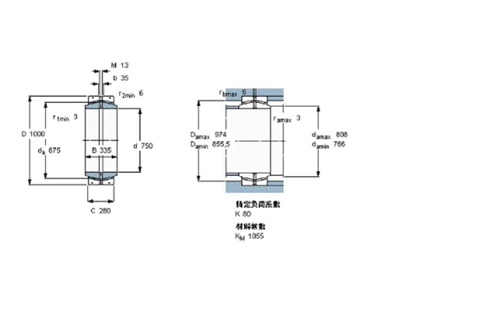 SKF GEC750FBAS軸承 SKF GEC750FBAS軸承