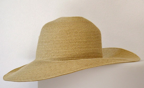 草帽(水草、竹篾或棕繩等物編織的帽子)