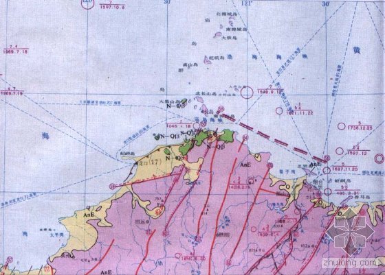 1997年版山東省地震構造圖