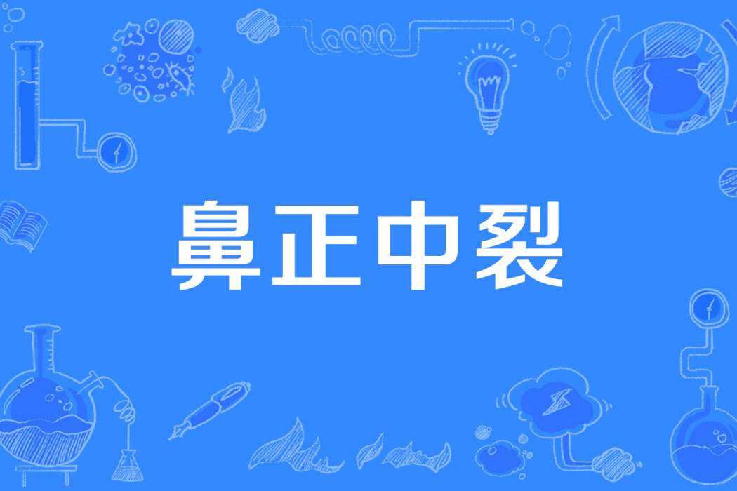 鼻正中裂 鼻正中裂