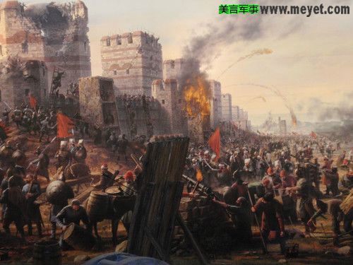 君士坦丁堡戰役(奧斯曼帝國攻陷君士坦丁堡的戰役)