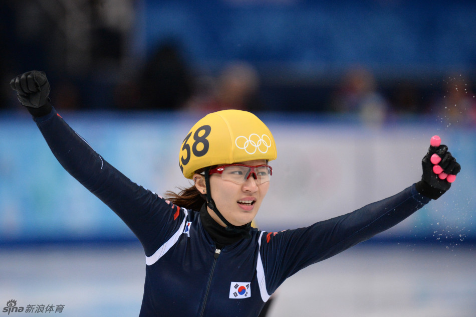 朴升智奪得索契冬奧會女子1000米冠軍