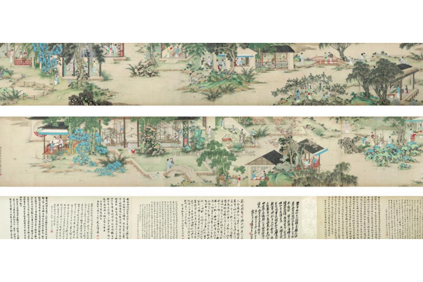 蠶織圖(顧洛創作的繪畫) 蠶織圖(顧洛創作的繪畫)