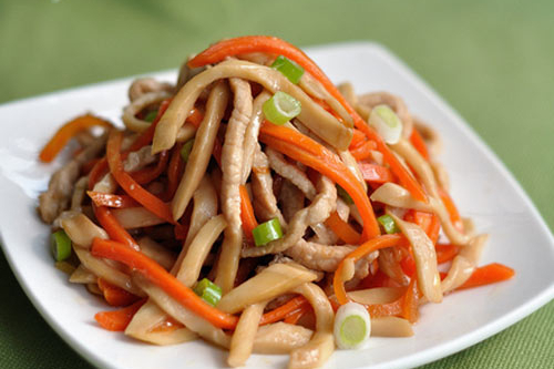 蚝油三絲 蚝油三絲