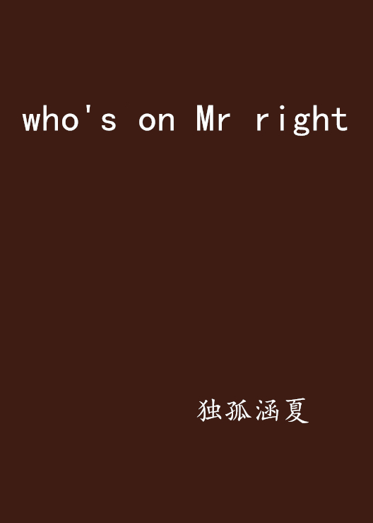 who\x27s on Mr right