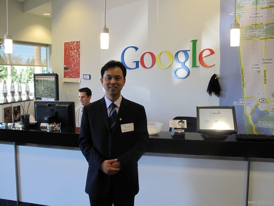王運虎訪問谷歌總部