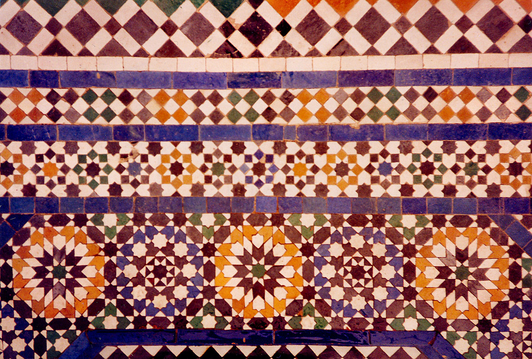 圖1.馬拉喀什的瓷磚