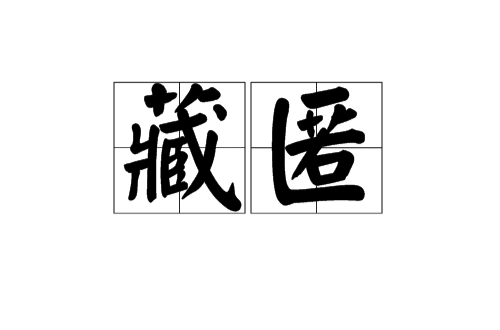 藏匿(漢語辭彙)