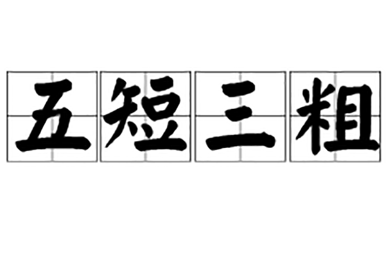 五短三粗 五短三粗