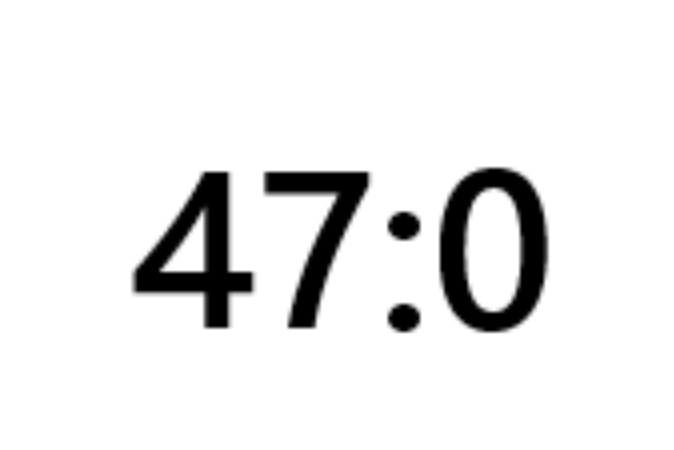 47比0 47比0