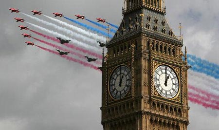 英國皇家空軍90周年慶典