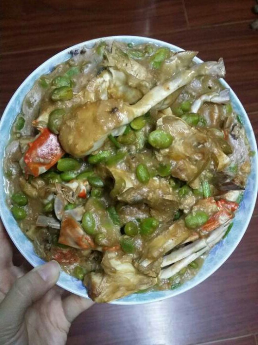 毛豆梭子蟹 毛豆梭子蟹