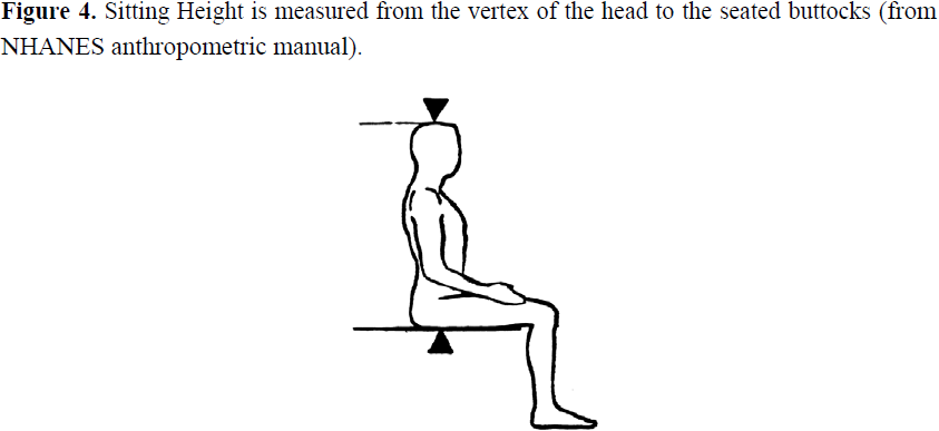 測量時必須大腿與地面平行並與小腿間呈直角