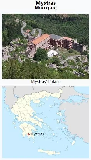 莫里亞公國首府 米斯特拉城堡