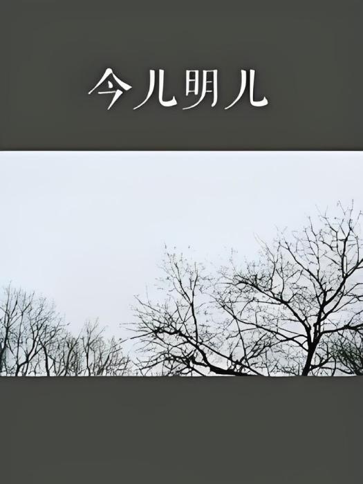 今兒明兒 今兒明兒