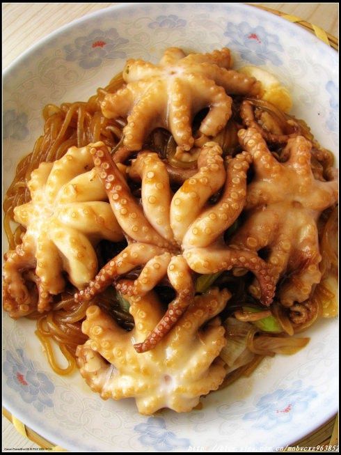 蔥燒八帶 蔥燒八帶