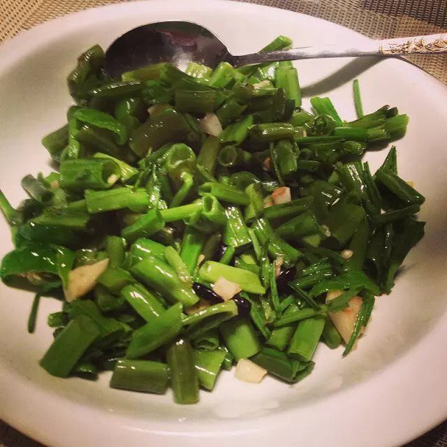 小炒通菜梗 小炒通菜梗