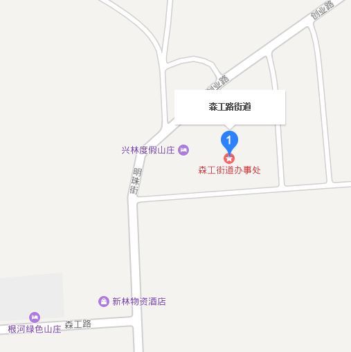 森工路街道 森工路街道