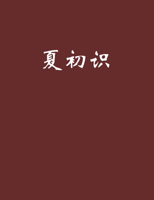夏初識 夏初識