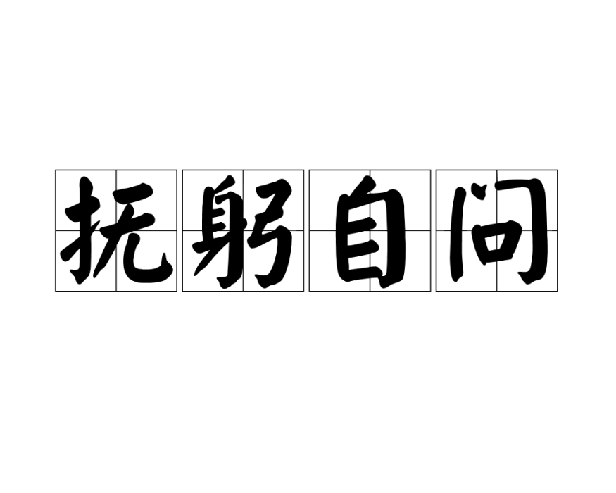 撫躬自問 撫躬自問