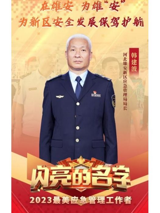 韓建波(河北省應急管理廳黨委委員、副廳長) 韓建波(河北省應急管理廳黨委委員、副廳長)