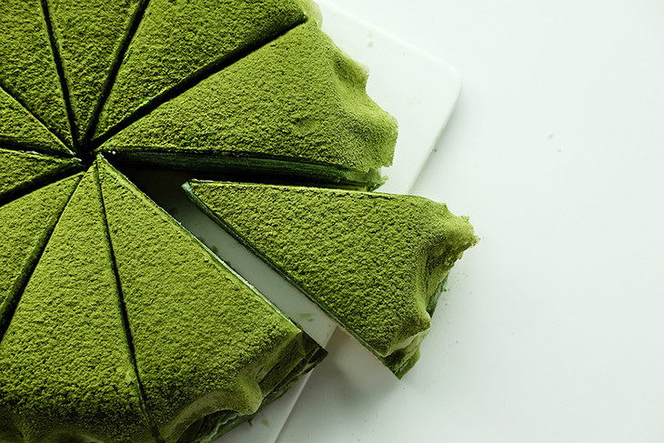 抹茶蛋糕-一抹醉人的綠色