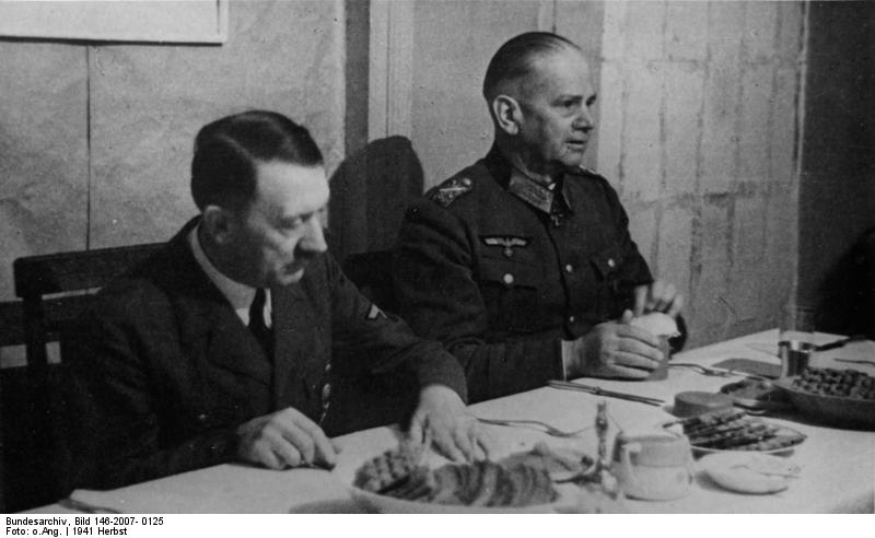 1941年的賴歇瑙與希特勒