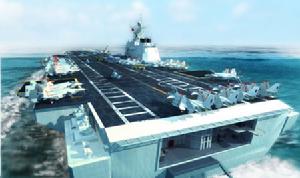 中國大型水面戰鬥艦艇想像圖