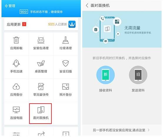面對面換機
