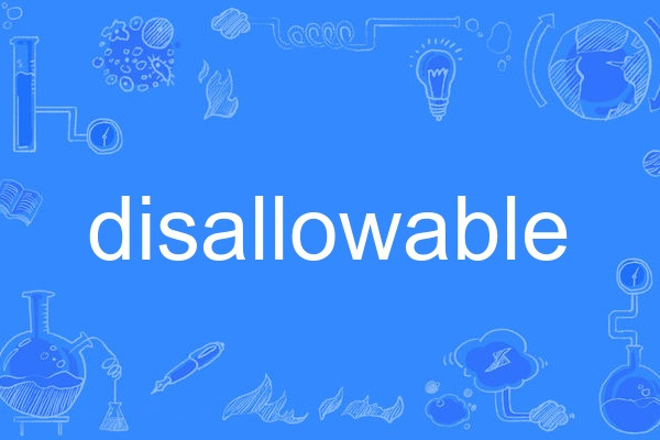 disallowable
