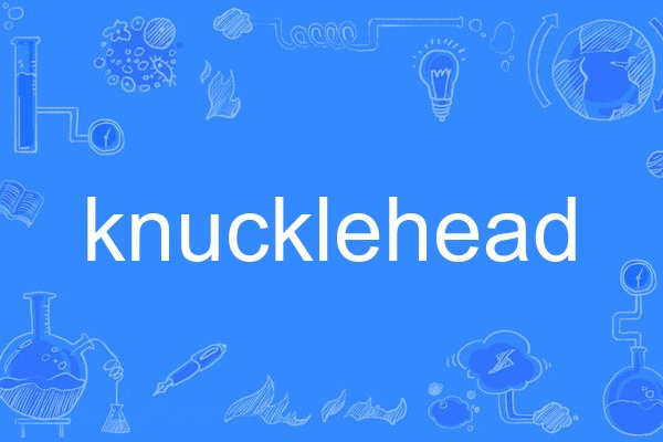 knucklehead(英語單詞) knucklehead(英語單詞)