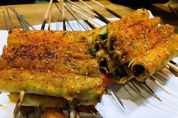 烤豆皮卷 烤豆皮卷