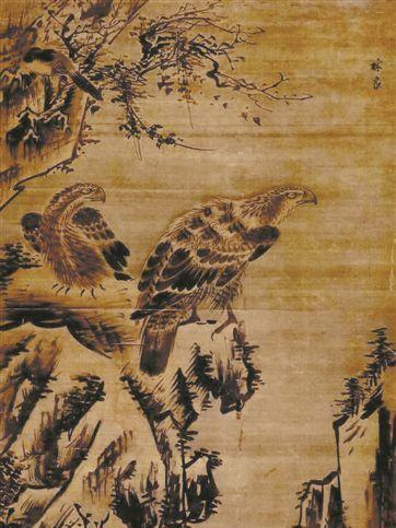 雙鷹圖(明代林良創作的繪畫)