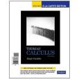 Thomas\x27 Calculus, Single Variable, Books a la Carte Edition Thomas\x27 Calculus, Single Variable, Books a la Carte Edition