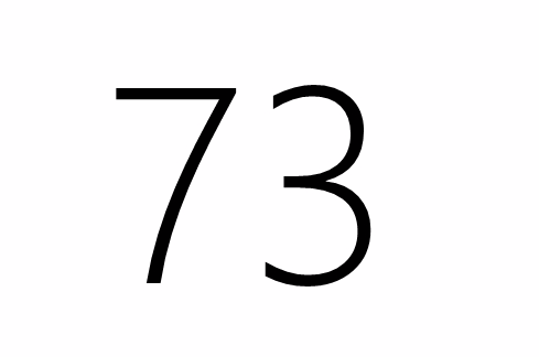 73(自然數之一)
