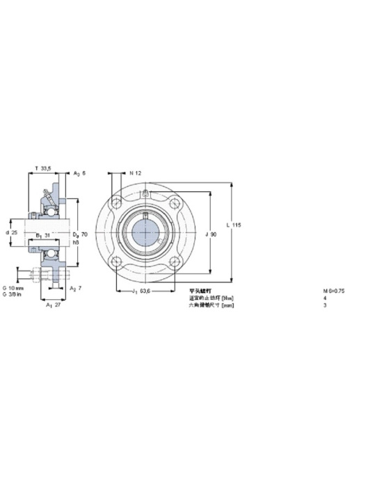 SKF FYC25FM軸承 SKF FYC25FM軸承