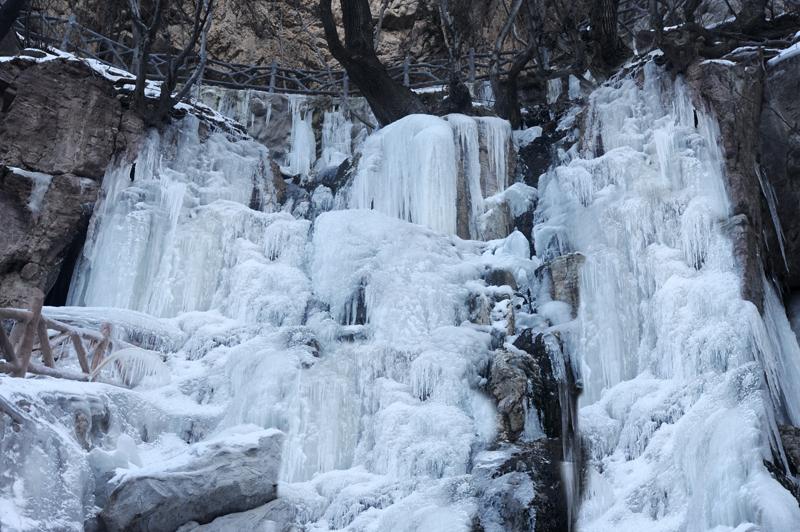 石膏山冰瀑景觀