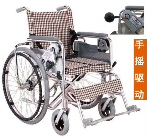 手搖輪椅車