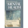 Clinical Research in Mental Health Clinical Research in Mental Health
