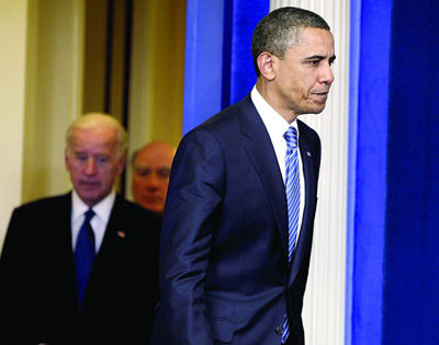 美國總統歐巴馬出席記者招待會
