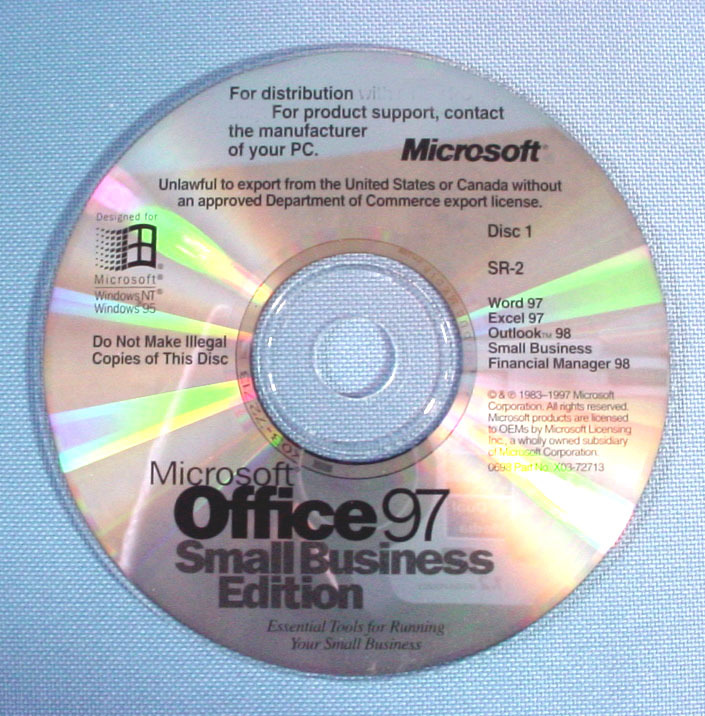 Office 97 安裝光碟