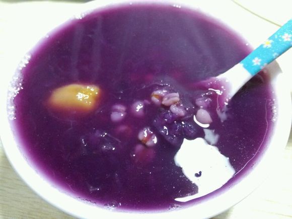 板栗紫薯糖水
