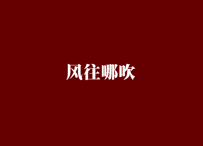 風往哪吹 風往哪吹