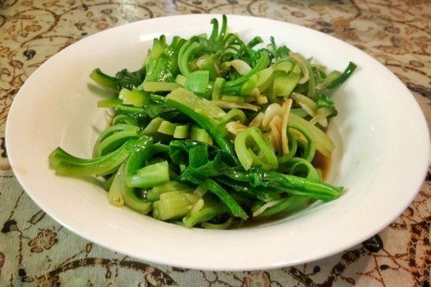 清炒蓋菜 清炒蓋菜