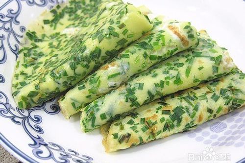 韭菜薄餅 韭菜薄餅