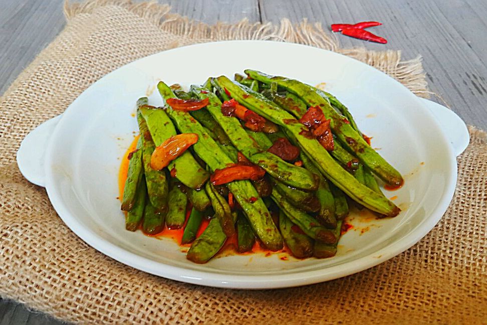 清炒梅豆 清炒梅豆