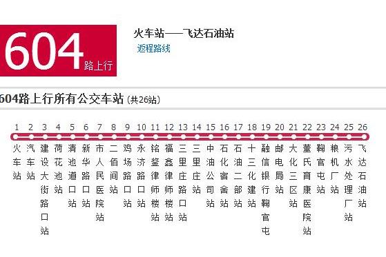 滄州公交604路 滄州公交604路