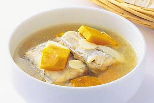南瓜帶魚煲
